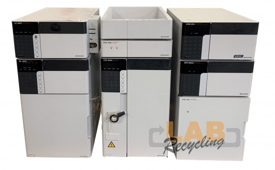 Shimadzu LC20 system + FRC-10A